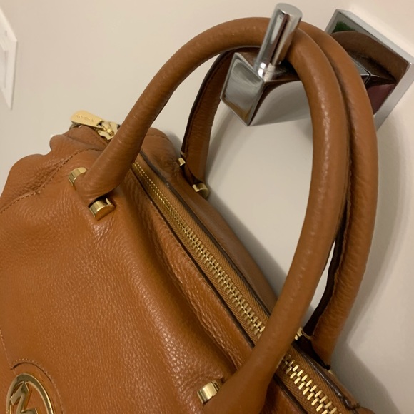 Michael Kors Cognac leather handbag - Picture 3 of 6